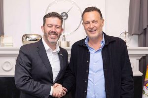 Mauricio Kuri se reúne con el Presidente de la American Society of México para impulsar proyectos bilaterales