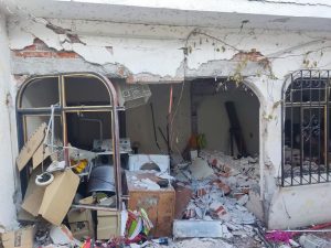 Explosión por acumulación de gas en Pedro Escobedo deja un lesionado; fue trasladado al hospital