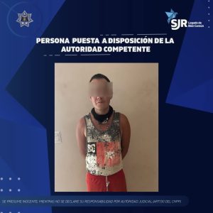 Detienen a sujeto ebrio por agredir y amenazar a su madre en San Juan Del Río