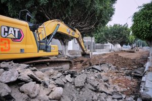 Lluvias retrasan obras de rehabilitación en calles de Peñuelas, Querétaro