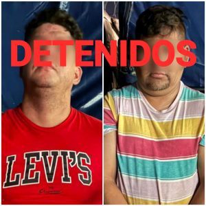 Tras un operativo implementado con drones, detienen a dos hombres por robo; se aseguró una camioneta robada en Guanajuato, joyería, efectivo y aparatos electrónicos
