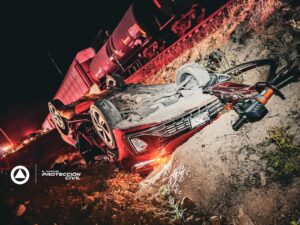 Conductor queda atrapado y lesionado tras ser impactado por el tren en Guadalupe La Venta