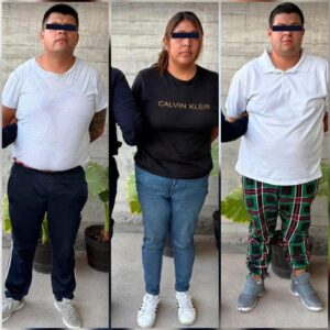 Capturan a tres personas originarias del Edomex presuntamente vinculadas con robos a comercios en varios municipios de Querétaro