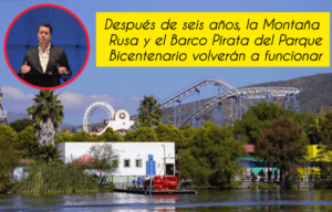 Después de seis años, la Montaña Rusa y el Barco Pirata del Parque Bicentenario volverán a funcionar