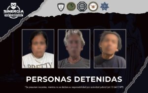 Cateo de Sinergía en La Pradera deja tres detenidos por delitos contra la salud y drogas aseguradas en El Marqués