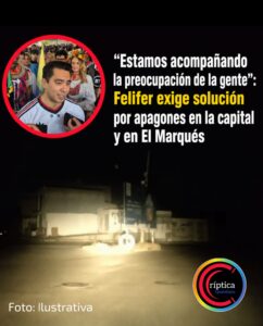 “Estamos acompañando la preocupación de la gente”: Felifer exige solución por apagones en Querétaro