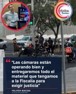“Las cámaras operan bien y entregaremos todo el material que tengamos a la Fiscalía para exigir justicia”: Felifer tras muerte de motociclista en Tecnológico